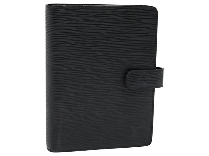 Louis Vuitton Agenda Cover Epi Leather PM Black
