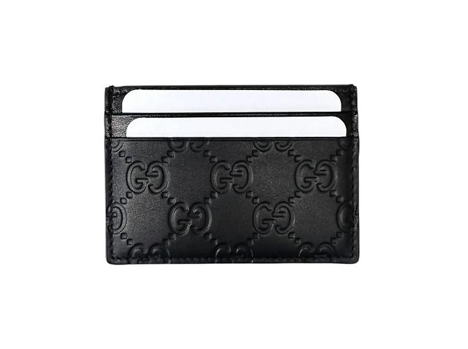 Gucci card wallet new Black