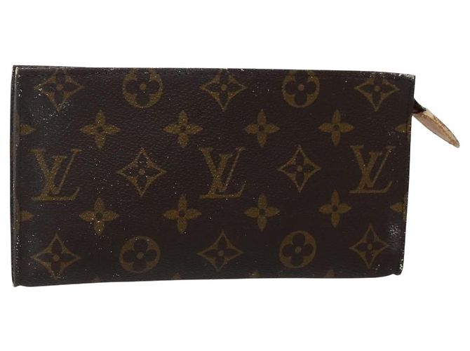 LOUIS VUITTON Monogram Bucket GM Accessory Pouch Vintage LV Auth 142749
