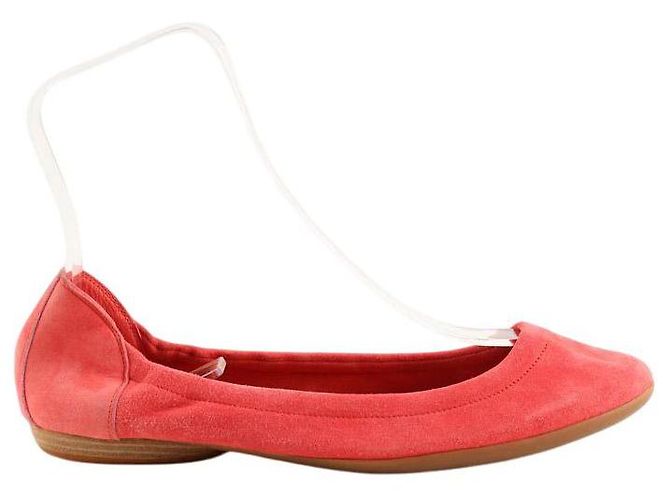 Hermès Sapatilhas de camurça vermelhas Vermelho