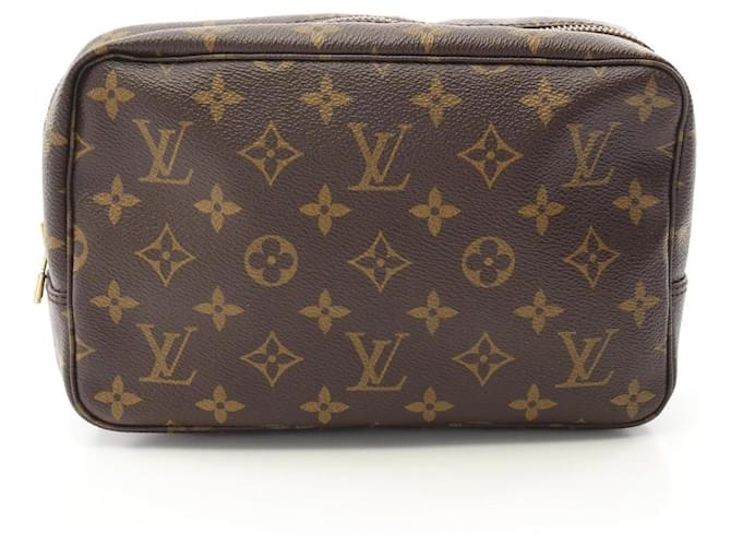 Louis Vuitton Truss Toilette 23 Pouch Bag Brown Plastic  ref.2529895