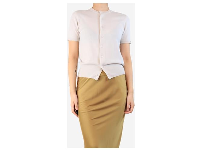 Autre Marque Cream cashmere cardigan - size UK 8  ref.2530439