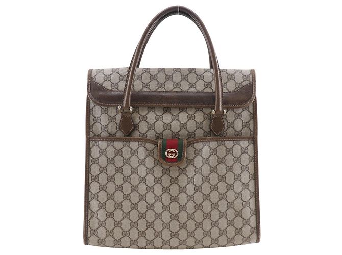 Borsa marrone Gucci della linea Sherry