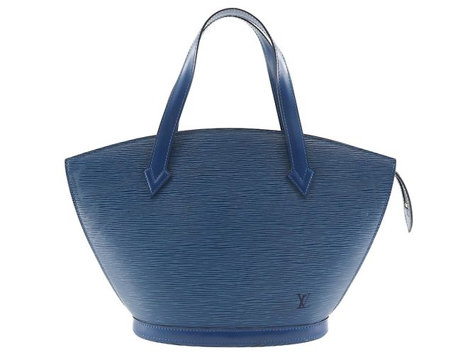 Bolsa Louis Vuitton Saint Jack em couro Epi Azul