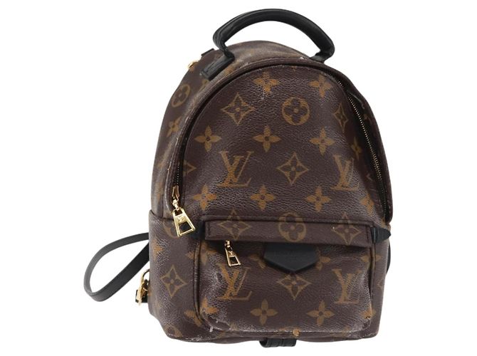 LOUIS VUITTON Monogram Palm Springs MINI Backpack M44873 LV Auth 142640