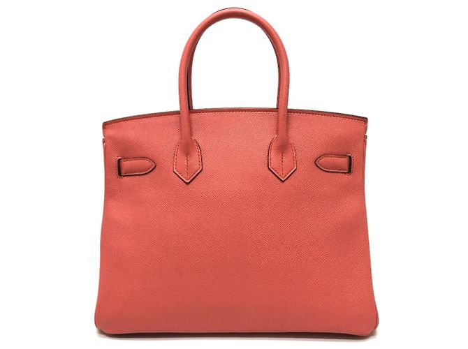 Sac Tote Birkin 30 d'Hermès Rose Corail