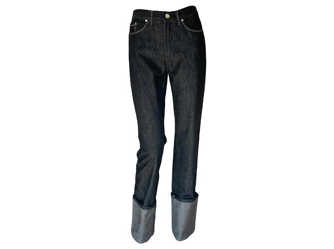 Vaqueros Gianfranco Ferré Azul Marino Azul oscuro