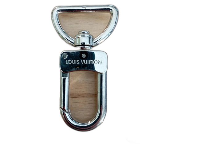 Set di 2 moschettoni Louis Vuitton argento acciaio 60mm