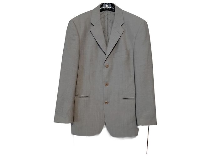 Balmain Wool Blazer Beige