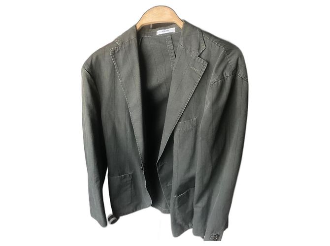 Autre Marque Boglioli K jacket olive green cotton size L