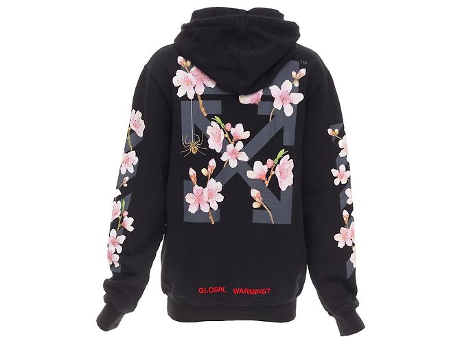 Hoodie brodé cerise Off White Ssense