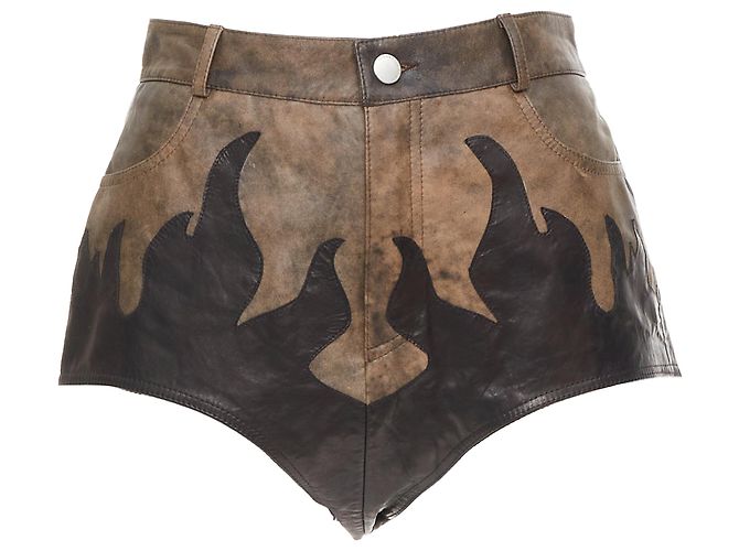 Shorts Patchwork Flame Alessandra Rich
