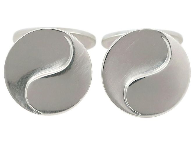 Autre Marque Silber 925 Manschettenknöpfe Georg Jensen #393