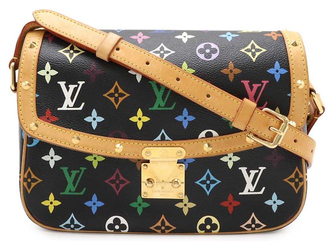 Louis Vuitton Monogram Multicolore Shoulder Bag Black