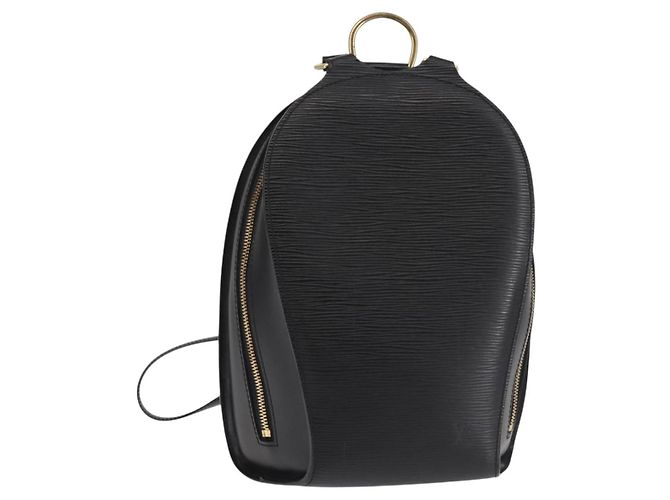 LOUIS VUITTON Epi Mabillon Backpack Black M52232 LV Auth 142147