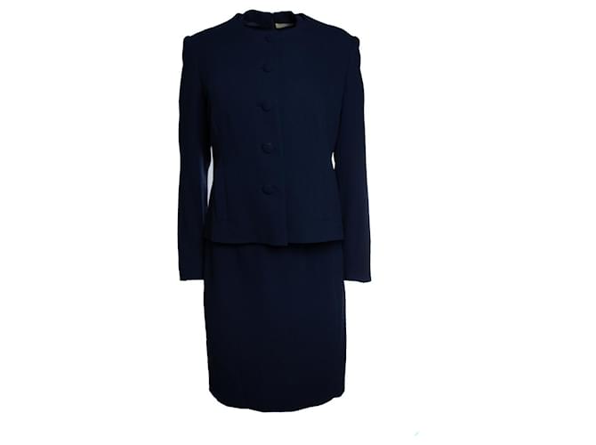 Autre Marque Jan Taminiau, Two piece suit in dark navy Blue  ref.2533067