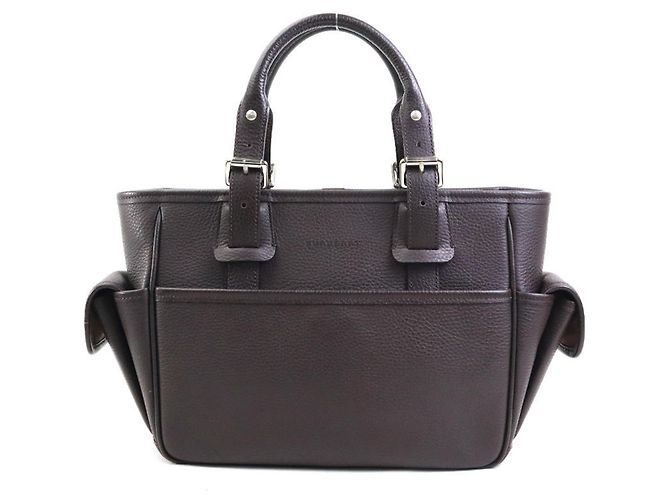 Borsa in pelle marrone Burberry