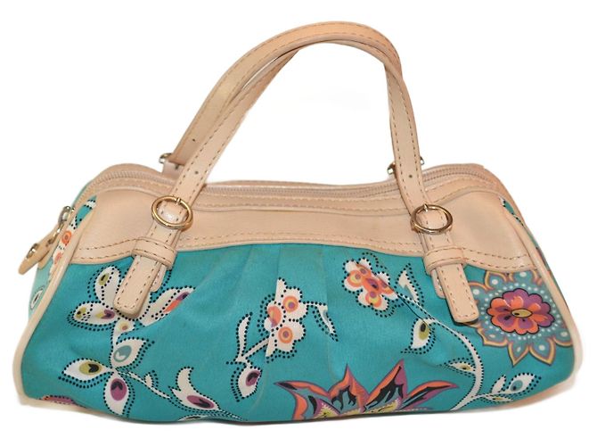 Borsa a mano Aigner in pelle e tela Multicolore