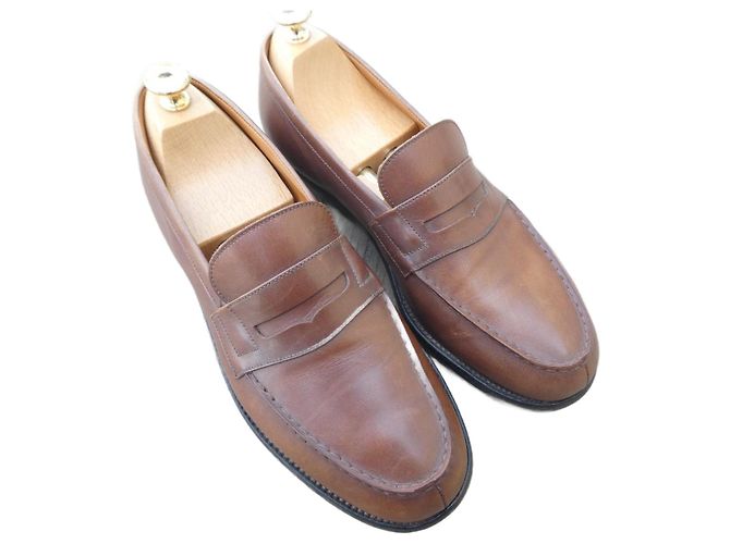 mocassin jm weston 8/5 D   43 Marron clair