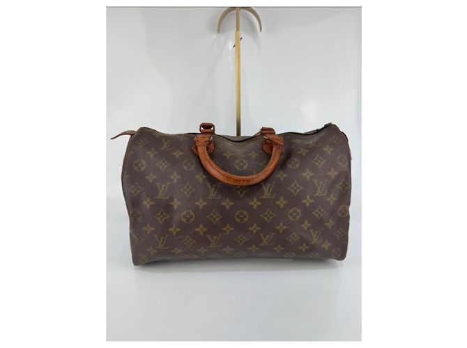 Borsa Louis Vuitton Speedy Monogram marrone in pelle marrone 249
