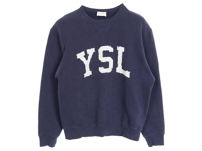 Yves Saint Laurent Sweatshirt en coton Saint Laurent Paris