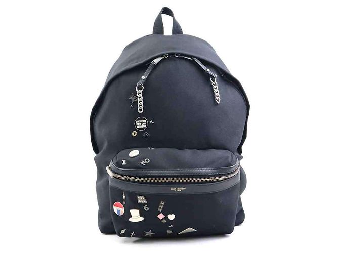 Sac à dos en toile Saint Laurent