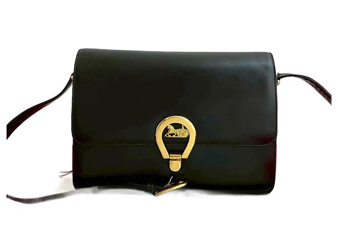 Céline Borsa a tracolla in pelle Celine Nero