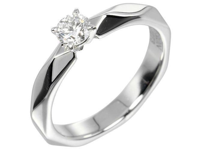 Boucheron Solitaire a Facetta in Platino