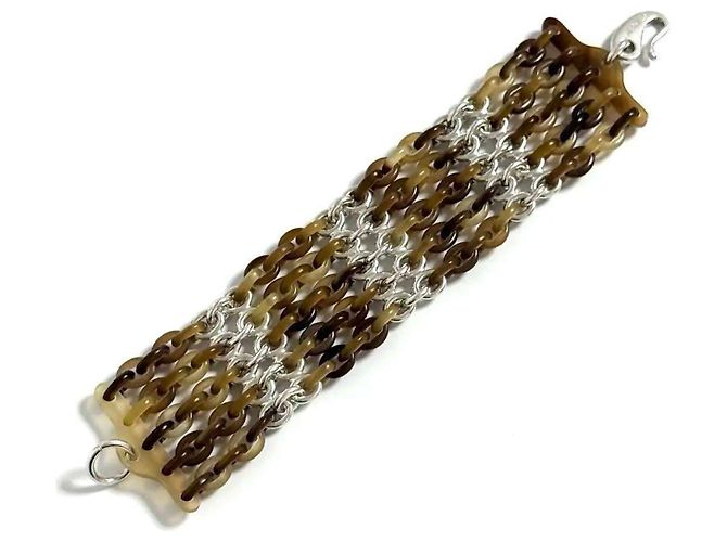 Pulsera de Charms de Plata 925 Hermès