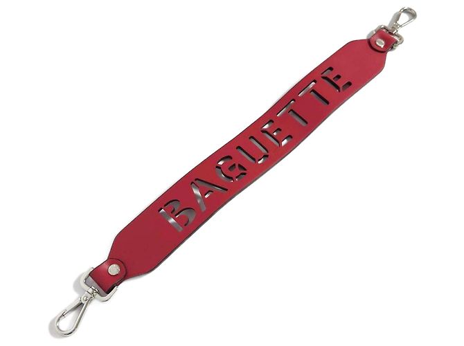 Fendi Strap You Mini Red Bag Handle BAGUETTE