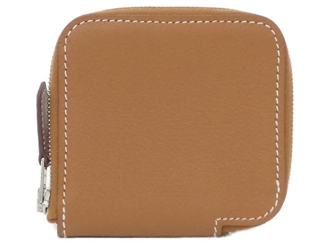 Silk In Monedero de seda WILD de Hermès Dorado Azul marino