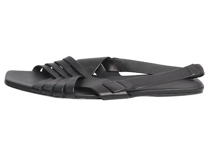 The row Schwarze Meera Slingback Sandalen - Größe EU 40
