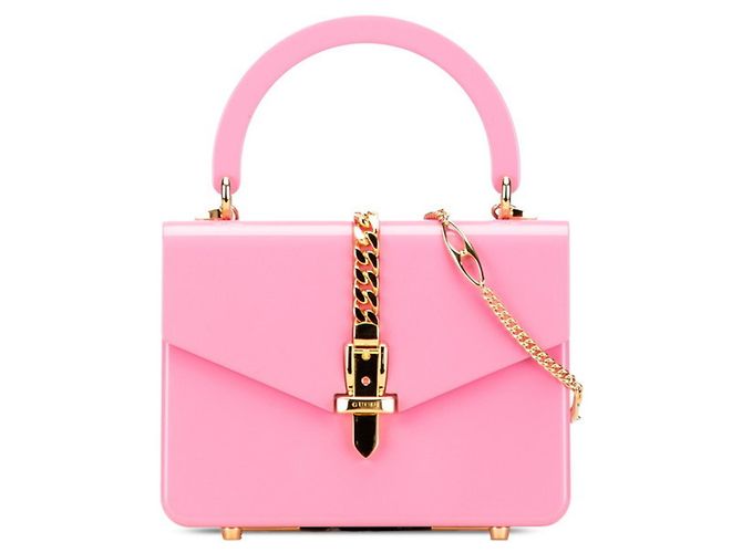 Bolsa Gucci Sylvie 1969 Rosa