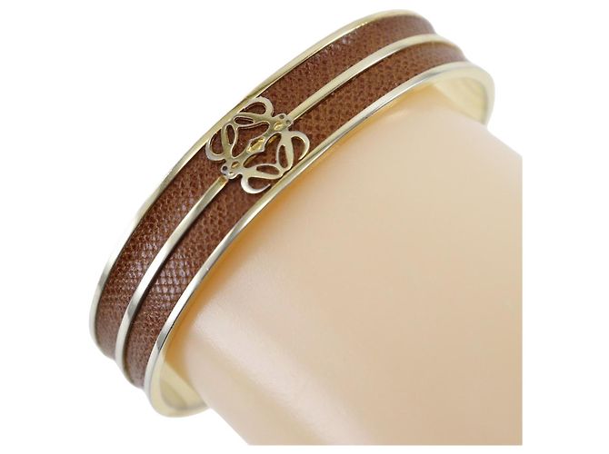 Bracciale Anagram Louis Vuitton Placcato Oro D'oro