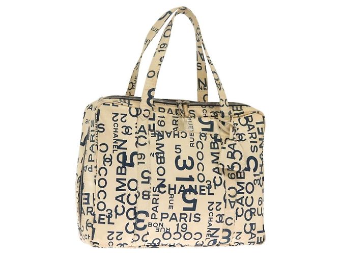 Chanel Cambon Canvas Weiß