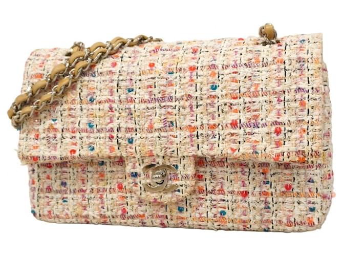 Timeless Chanel Matelasse Shoulder Bag Multiple colors Tweed  ref.2536487