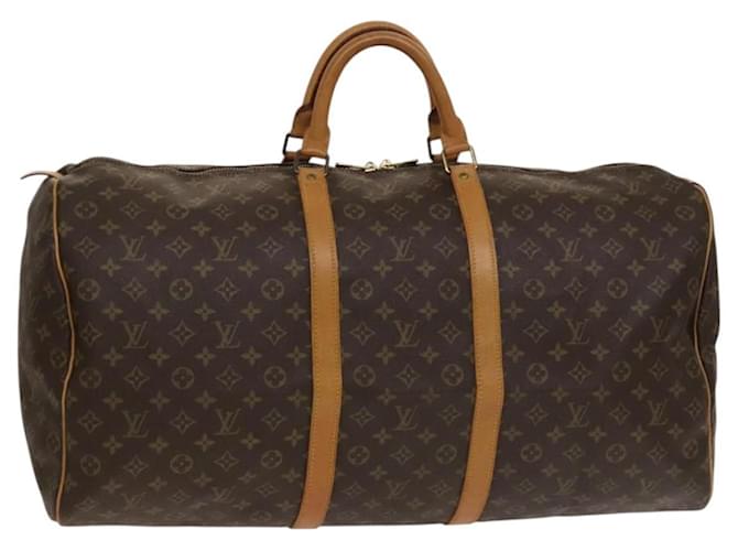 Louis Vuitton Keepall Bag Monogram Canvas 60 Brown Cloth  ref.2536747