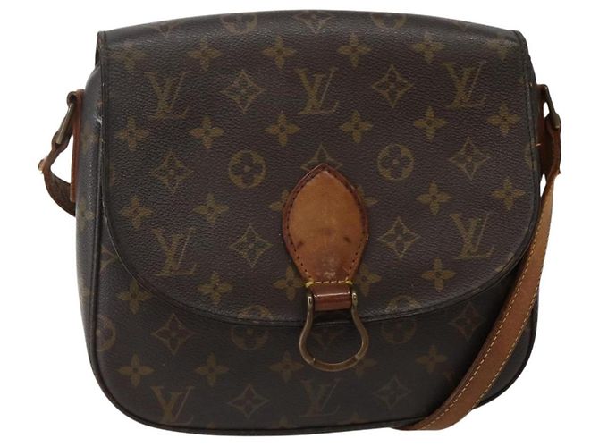 LOUIS VUITTON Bolsa de Ombro Monogram Saint Cloud GM M51242 LV Auth 142886 Monograma