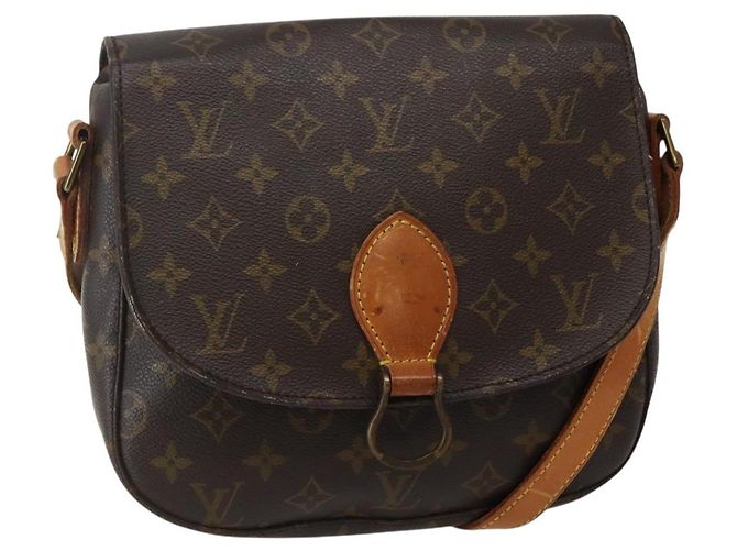LOUIS VUITTON Bolsa de Ombro Monogram Saint Cloud GM M51242 LV Auth 142721 Monograma