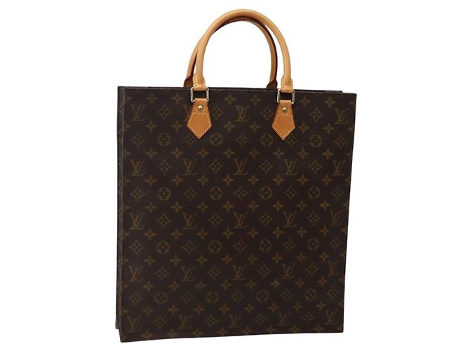 LOUIS VUITTON Bolsa Sac Plat Monogram M51140 LV Auth 143119 Monograma