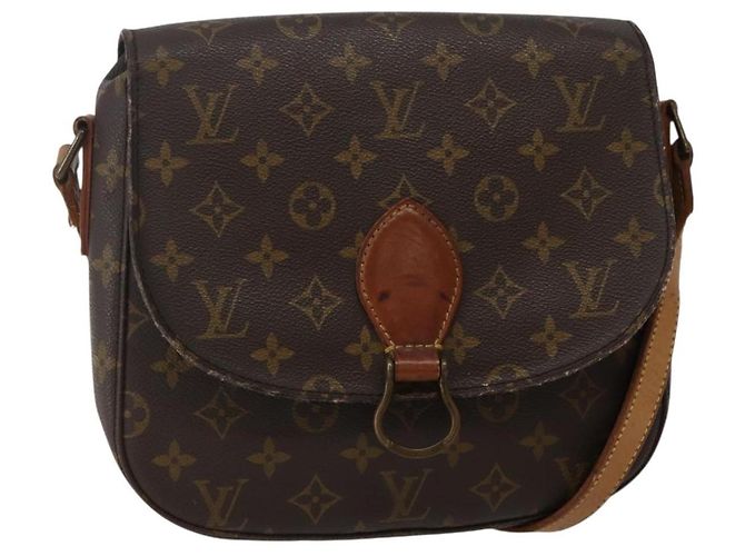 LOUIS VUITTON Bolsa de Ombro Monogram Saint Cloud GM M51242 LV Auth hk3028 Monograma