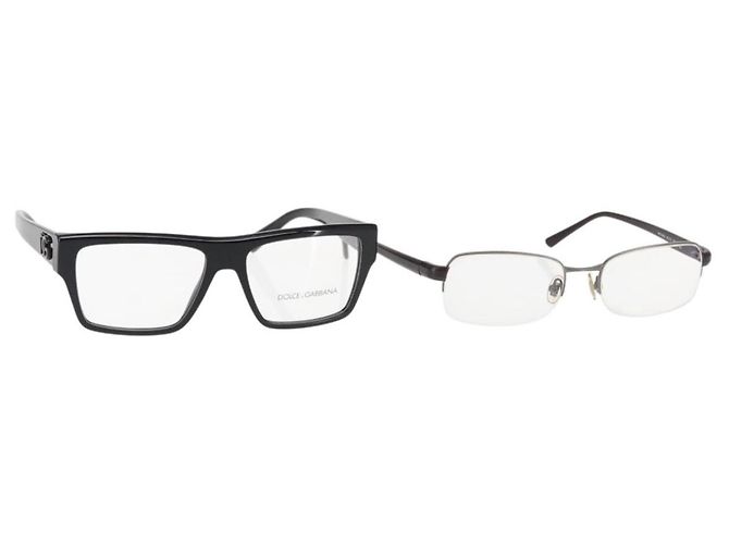 Dolce & Gabbana Occhiali da sole DOLCE&GABBANA PRADA in plastica 2Set Nero Auth BA6486
