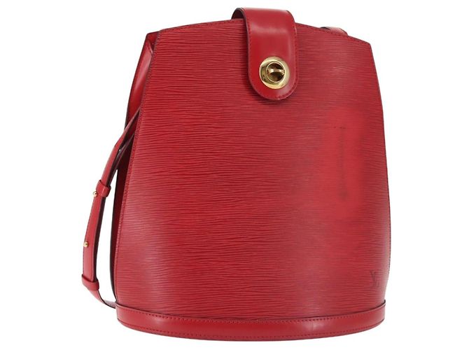 LOUIS VUITTON Epi Cluny Schultertasche Rot M52257 LV Auth 142909