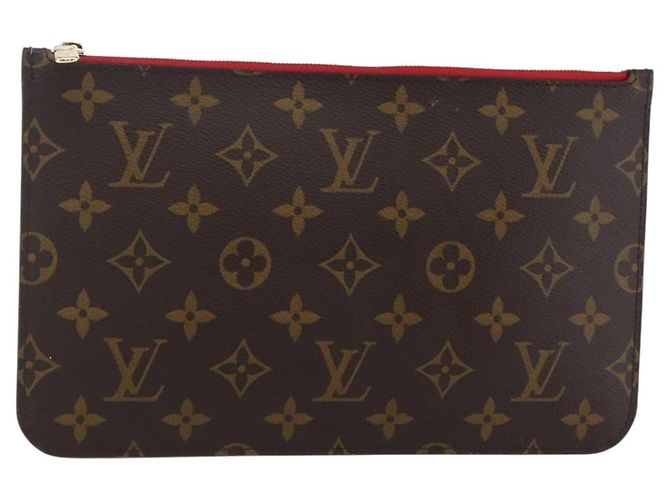 LOUIS VUITTON Monogram Neverfull MM Pouch Accesorio Pouch LV Auth BA6400 Monograma