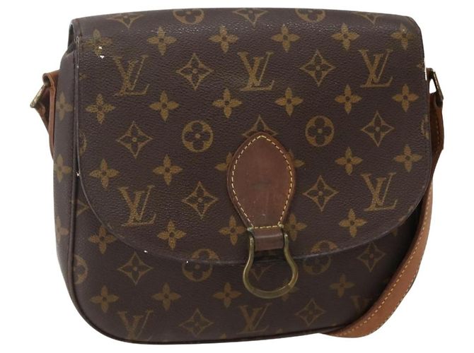 LOUIS VUITTON Bolsa de Ombro Monogram Saint Cloud GM M51242 LV Auth 143068 Monograma