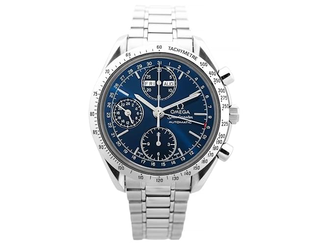 Omega Speedmaster 3521.80 55925519 SS SS AT Navy Blue Dial Watch Steel  ref.2537710