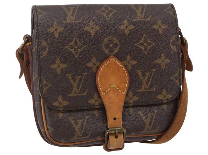 LOUIS VUITTON Bolsa de Hombro Monogram Cartouchiere PM M51254 LV Auth BA6119 Monograma