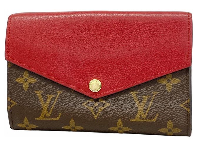 Cartera Compacta Pallas Monogram Louis Vuitton Castaño