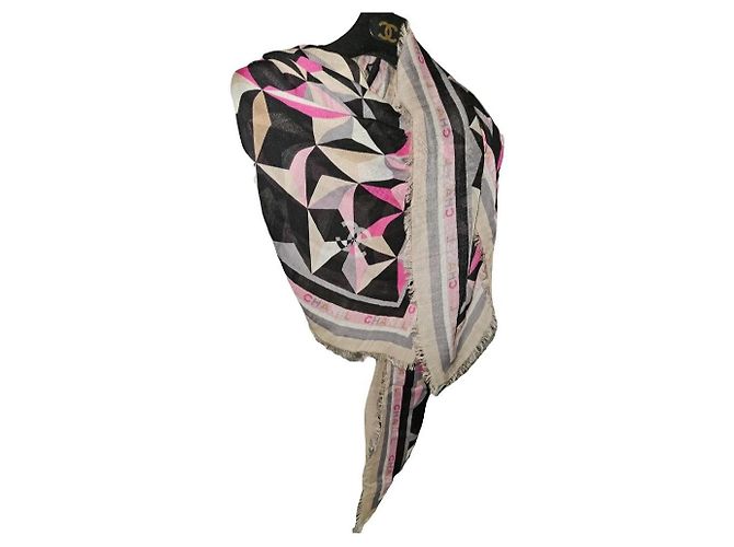 Chal Étole Chanel in Cashmere Multicolore