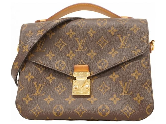 Bolsa Pochette Metis MM Monograma Louis Vuitton Marrom  ref.2538737